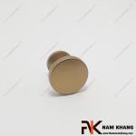 Núm cửa tủ dạng tròn màu ghi vàng NK267-GV