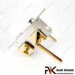 Khóa cửa phân thể kiểu dáng ốp vuông màu vàng bóng NK573V-PVD
