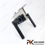 Khóa cửa phân thể kiểu dáng ốp vuông màu đen mờ NK573V-DM