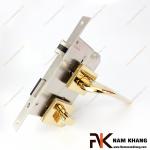 Khóa cửa phân thể thiết kế hiện đại màu vàng bóng NK574V-PVD