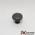 Núm nắm cửa tủ dạng tròn màu than chì NK172-TC