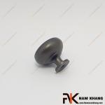 Núm nắm cửa tủ dạng tròn màu than chì NK172-TC