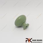 Núm nắm cửa tủ dạng tròn màu xanh lá pastel NK172-XN