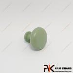 Núm nắm cửa tủ dạng tròn màu xanh lá pastel NK172-XN