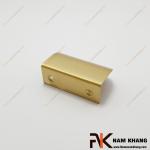 Tay nắm cửa tủ bắt cạnh cao cấp đồng vàng NK233D-40DVM