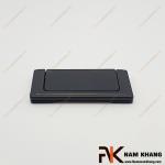 Tay nắm cửa tủ dạng vòng màu đen NK138L-64D