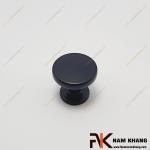 Núm nắm cửa tủ dạng tròn màu đen mờ NK267-DM