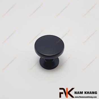 Núm nắm cửa tủ dạng tròn màu đen mờ NK267-DM