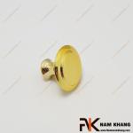 Núm cửa tủ dạng tròn màu vàng NK496L-V