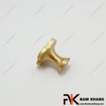 Núm cửa tủ hình dáng cỏ 4 lá chất liệu đồng cao cấp NK435