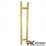 Tay nắm cửa chính thanh hộp 25*38 chữ vạn màu vàng bóng NK901-150V304