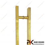 Tay nắm cửa chính thanh hộp 25*38 chữ vạn màu vàng bóng NK901-150V304