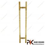 Tay nắm cửa chính thanh hộp 25*38 chữ vạn màu vàng bóng NK901-150V304