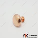 Núm nắm cửa tủ tròn trơn màu hồng bóng NK172-HB