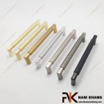Tay nắm cửa tủ cao cấp họa tiết dạng lưới NK003N-V