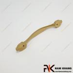 Tay nắm cửa tủ đồng vàng cao cấp họa tiết bông lúa NK497D-RC-V