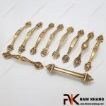 Tay nắm cửa tủ đồng vàng cao cấp cổ điển NK497D-RC-G