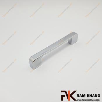 Tay nắm tủ màu bóng bạc dạng thanh bo tròn NK143L-B