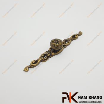 Núm cửa tủ hoa văn đồng cổ NKD049-145C