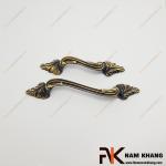 Tay nắm cửa tủ cổ điển bằng đồng NK009D-BCF