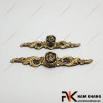 Núm cửa tủ phối thanh đồng cổ điển NK071D-BCF
