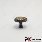 Núm cầm cửa tủ đồng đen vàng cao cấp NK027HD-BCF