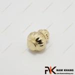 Núm cửa tủ dạng tròn vương miện vàng NK414N-VB 