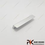 Tay cầm cửa tủ dạng cong hợp kim màu nhôm NK014S-N