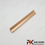 Tay cầm cửa tủ dạng cong hợp kim màu vàng mờ NK014S-VM