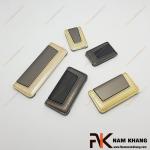 Tay nắm tủ phối hợp màu xám vàng NK138X-XV