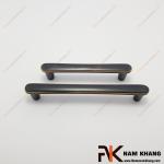 Tay nắm tủ dạng thanh màu đồng đen viền vàng NK455D-BCF