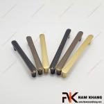Tay nắm tủ dạng thanh màu đồng đen viền vàng NK455D-BCF