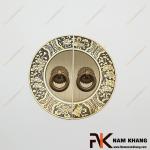 Then đồng hoa văn bán nguyệt hoa 11cm NK189BN-111TCRH