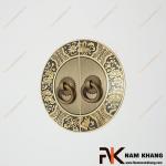 Then đồng hoa văn bán nguyệt hoa 11cm NK189BN-111TCRH