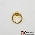 Núm tròn vòng đồng vàng NKD058-V