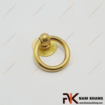 Núm tròn vòng đồng vàng NKD058-V