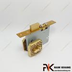 Khóa âm cửa mờ bằng đồng NK566KA-RG