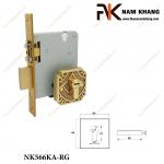 Khóa âm cửa mờ bằng đồng NK566KA-RG