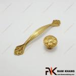 Núm mở cửa tủ hoa đồng cổ điển NK250D