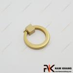 Núm nắm tủ vòng đồng trơn NK161D-DVM