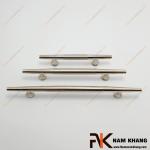 Tay nắm cửa tủ trắng bạc NK357L-B
