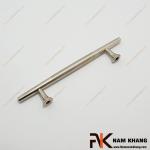 Tay nắm cửa tủ trắng bạc NK357L-B