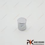 Núm cửa tủ trụ tròn trắng bạc NK057-INOX