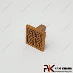 Núm cửa tủ vuông họa tiết cổ điển NK174V-CF
