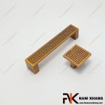 Tay nắm cửa tủ dạng vuông họa tiết cổ điển NK174V-CF
