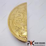 Tay nắm cửa chạm hình rồng phượng NKC286BN-DVRP