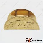 Tay nắm cửa chạm hình rồng phượng NKC286BN-DVRP