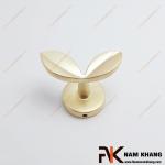 Móc treo tường hình lá màu vàng mờ NK124HL-VM