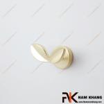 Móc treo tường hình lá màu vàng mờ NK124HL-VM