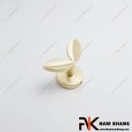 Móc treo tường hình lá màu vàng mờ NK124HL-VM